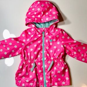 Polka-dot Windbreaker | coat | perfect for rain